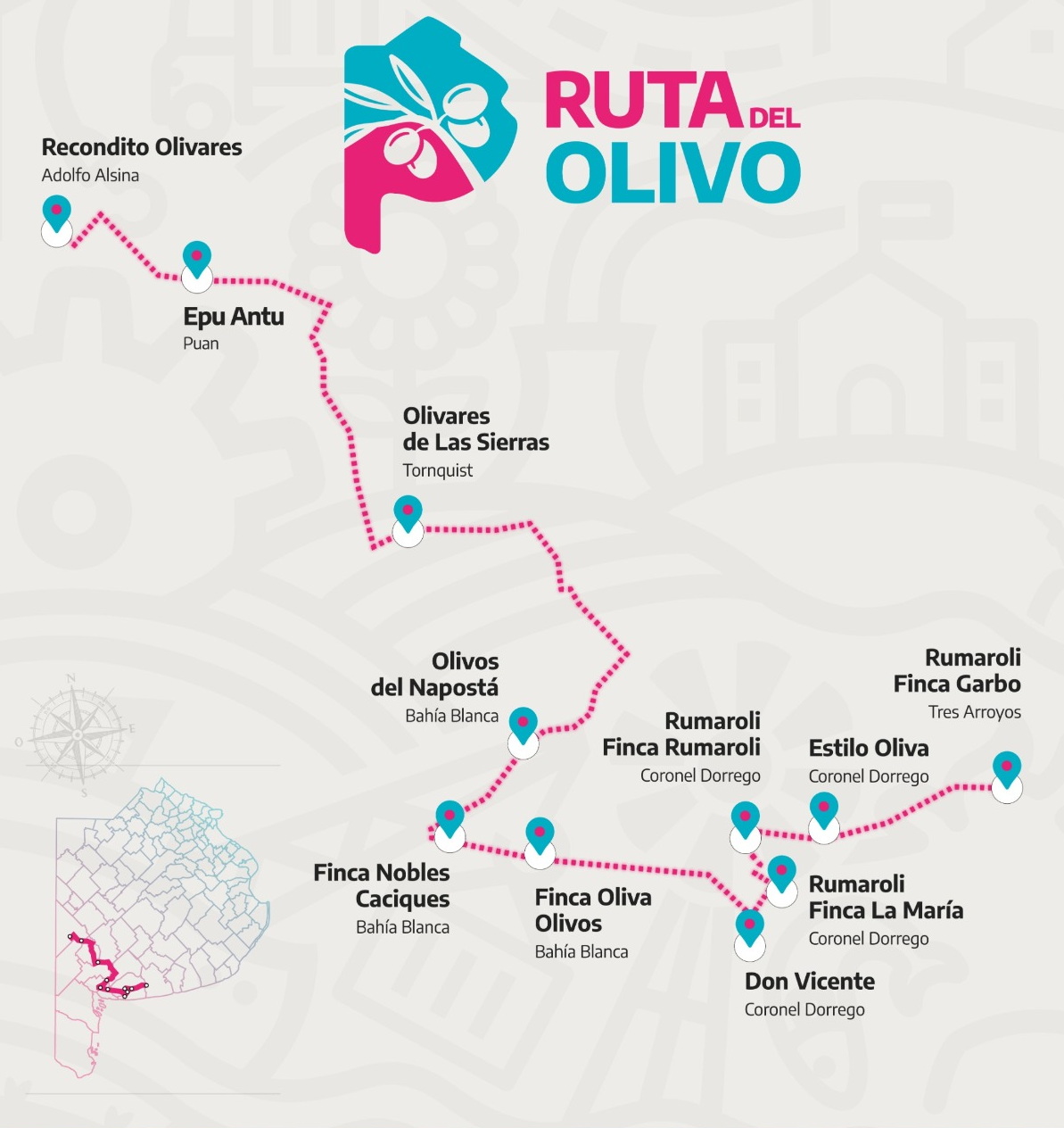 Mapa de ubicación – Olivares de las Sierras